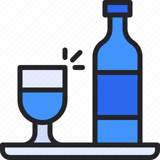 Alcohol, champagne, bottle, glass, wine icon - Download on Iconfinder