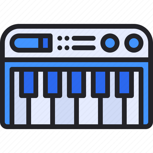 Keyboard, music, piano, instrument, synthesizer icon - Download on Iconfinder