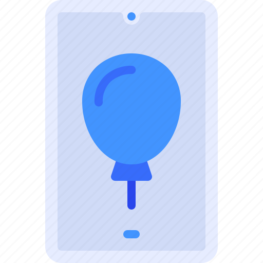 Smartphone, phone, birthday, party, celebration icon - Download on Iconfinder