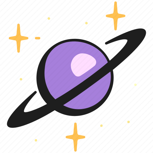 Astronomy, space, galaxy, science, star, saturn, planet icon - Download on Iconfinder