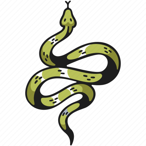Snake, animal, wildlife, skin, reptile, dangerous, venom icon - Download on Iconfinder