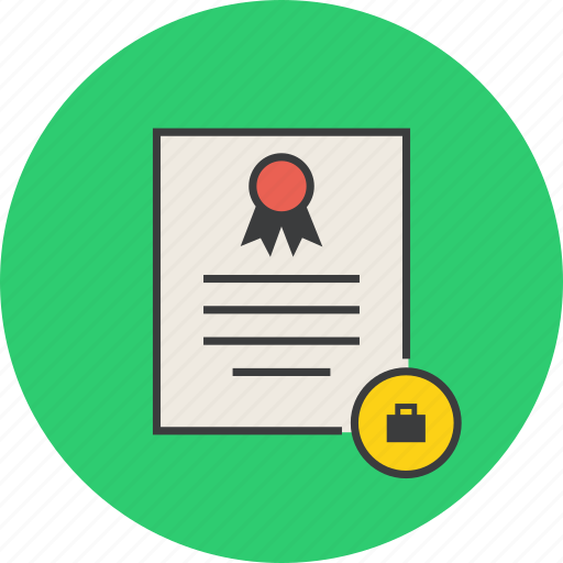 Certificate, document, rules, standard, trade, travel, business icon - Download on Iconfinder