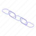 lock, chain, link, isometric