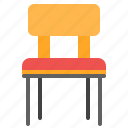 chair, furniture, seat, interior, office, stool, desk, modern
