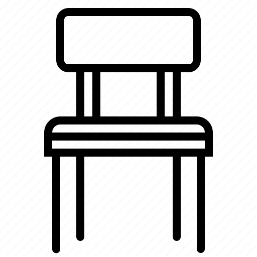 Chair, furniture, seat, interior, office, stool, desk icon - Download on Iconfinder