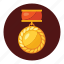 medals, ribbon, army, award, medal, trophy, winner 