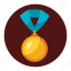 badge, ribbon, achievement, award, medal, trophy, winner 