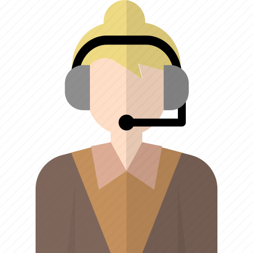 Avatar, business, call, operator, people, person, woman icon - Download on Iconfinder