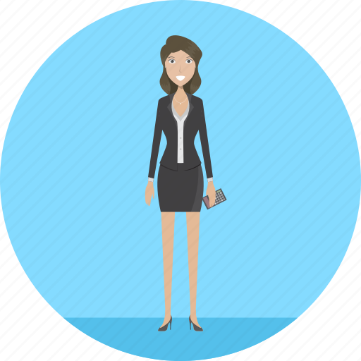 Accountant, adult, business, female, management, people, profession icon - Download on Iconfinder