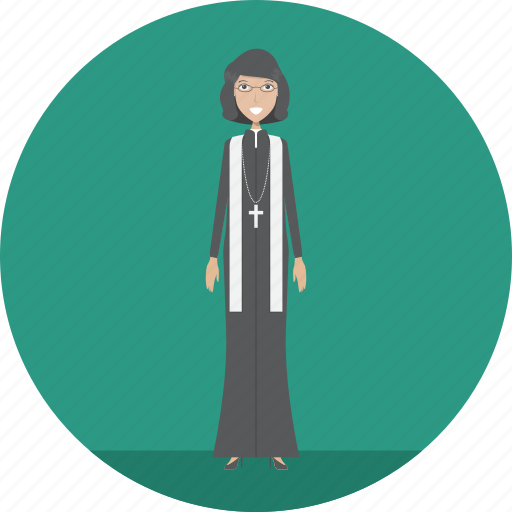 Adult, female, lecturer, pastor, people, profession, religion icon - Download on Iconfinder