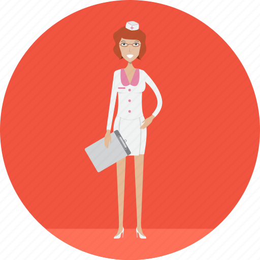 Adult, female, healthy, medical, nurse, people, profession icon - Download on Iconfinder