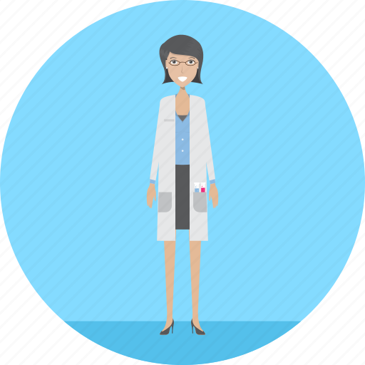 Adult, female, people, physics, profession, scientist, test icon - Download on Iconfinder