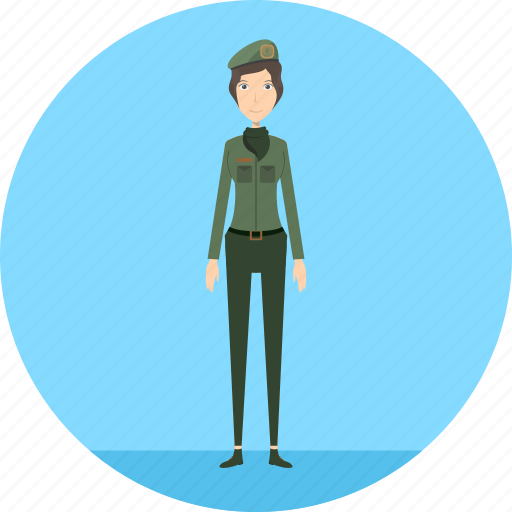 Adult, army, female, people, profession, soldier, war icon - Download on Iconfinder