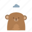 bear, sad 