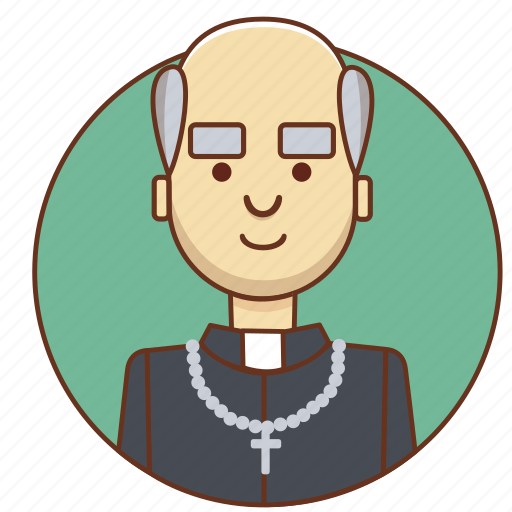 Cartoon, character, character set, church, man, person, reverend icon - Download on Iconfinder