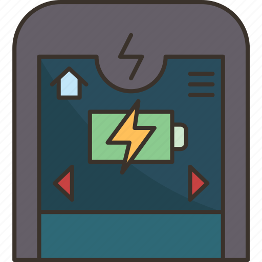 Touchscreen, monitor, electricity, control, charging icon - Download on Iconfinder