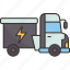 truck, electric, hybrid, logistic, delivery 