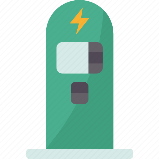 Charger, electric, vehicle, station, public icon - Download on Iconfinder