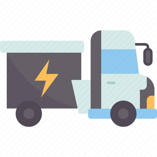 Truck, electric, hybrid, logistic, delivery icon - Download on Iconfinder