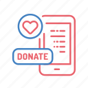 charity, donate, help, online, smartphone, volunteering