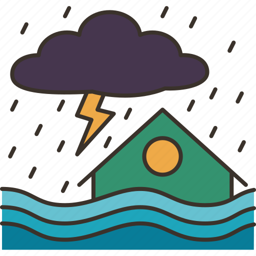 Disaster, natural, destruction, damage, relief icon - Download on Iconfinder