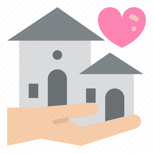 Home, donation, donate, help, charity, love icon - Download on Iconfinder