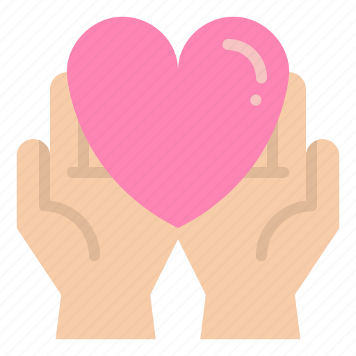 Respect, charity, love, hands, heart, help icon - Download on Iconfinder