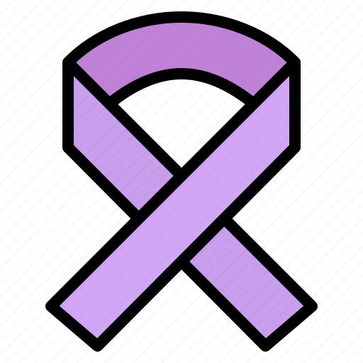 Cancer, ribbon, charity, help, donation icon - Download on Iconfinder