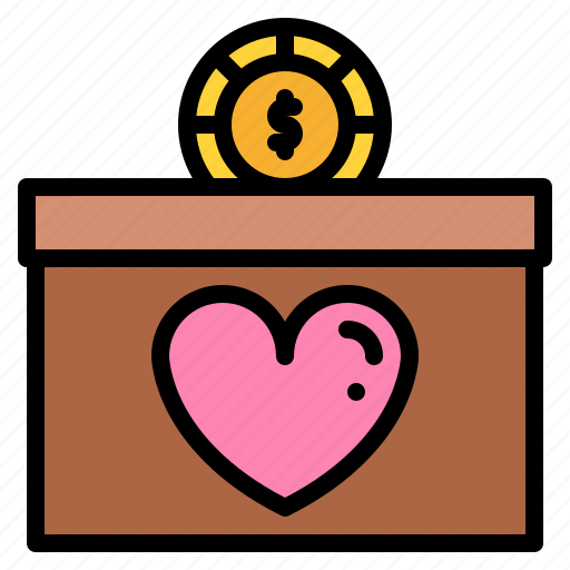 Donation, charity, love, money, forward icon - Download on Iconfinder