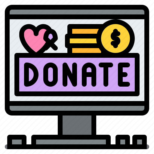 Online, donation, cancer, donate, help, charity icon - Download on Iconfinder