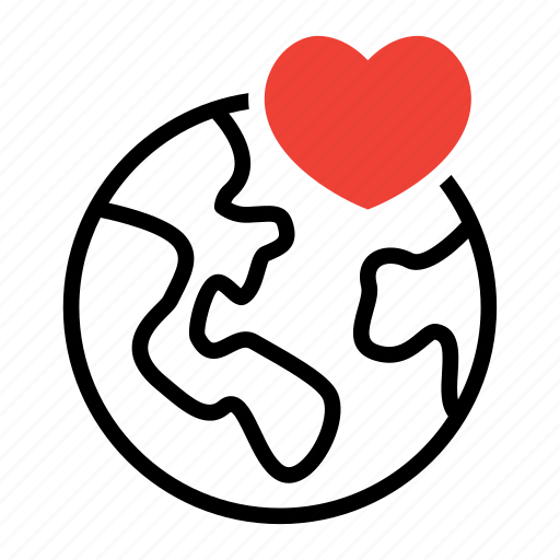 Care, charity, heart, world icon - Download on Iconfinder