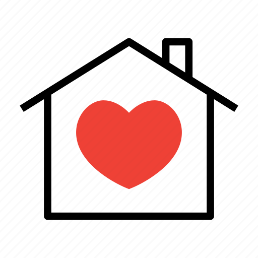 Heart, home, house, love icon - Download on Iconfinder