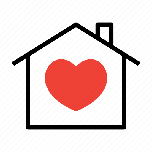 Heart, home, house, love icon - Download on Iconfinder