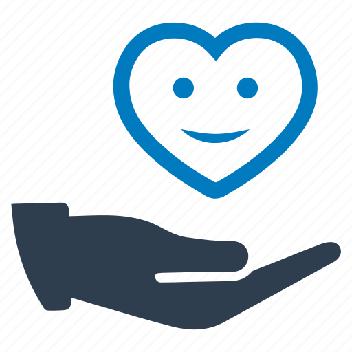 Charity, donation, love, smile icon - Download on Iconfinder