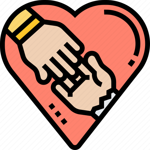 Beneficence, helping, hand, heartfelt, generous icon - Download on Iconfinder