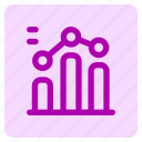 analytics, bar, chart, stats, data