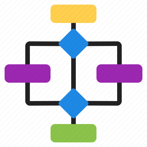 Hierarchy, structure, diagram, scheme, flowchart icon - Download on Iconfinder