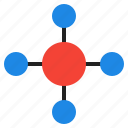 diagram, graph, network, connection