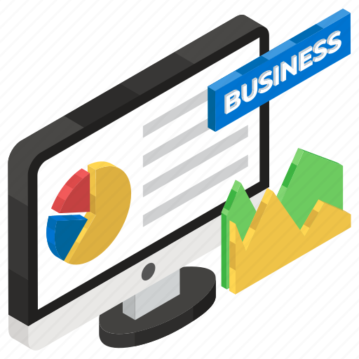Business monitor, data analytics, online data, online graph, online infographic, online statistics icon - Download on Iconfinder
