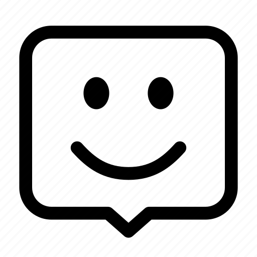 Chat, communication, emoticon, happy, message, smiley, talk icon - Download on Iconfinder