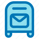mailbox, mail, postbox, envelope, message