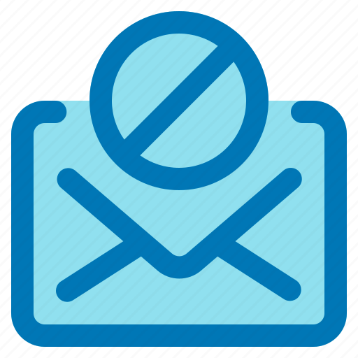 Spam, message, mail, blocked icon - Download on Iconfinder