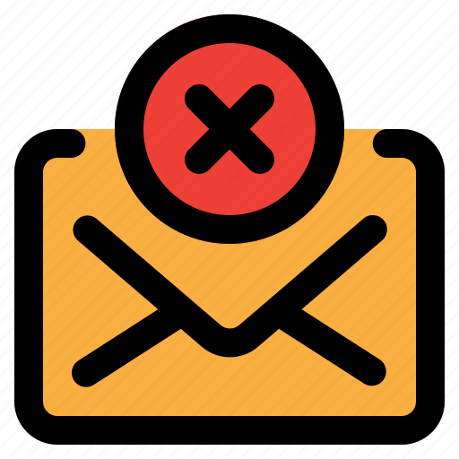 Failed, message, delete, mail icon - Download on Iconfinder