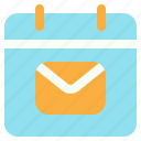 calendar, message, event, reminder, mail