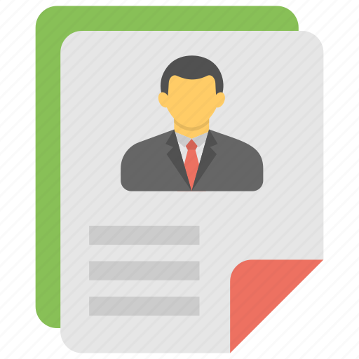Curriculum vitae, cv, job profile, personal informations, resume icon - Download on Iconfinder