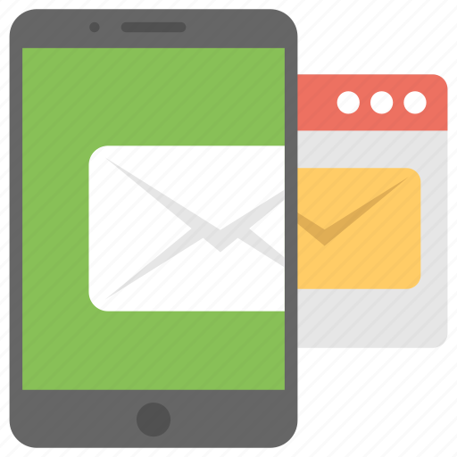 Email marketing, mobile communication, mobile email, mobile email website, mobile mail app icon - Download on Iconfinder