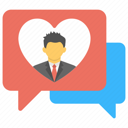 Heart speech bubble, love chat, love messaging, romantic chatting, romantic conversation icon - Download on Iconfinder