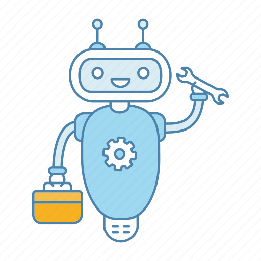 Chat bot, chatbot, repair, robot, toolbag, toolkit, wrench icon - Download on Iconfinder