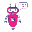 chat bot, chatbot, chip, code, codebot, coding, robot