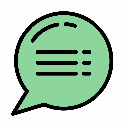 Lined, circle, chatbox icon - Download on Iconfinder